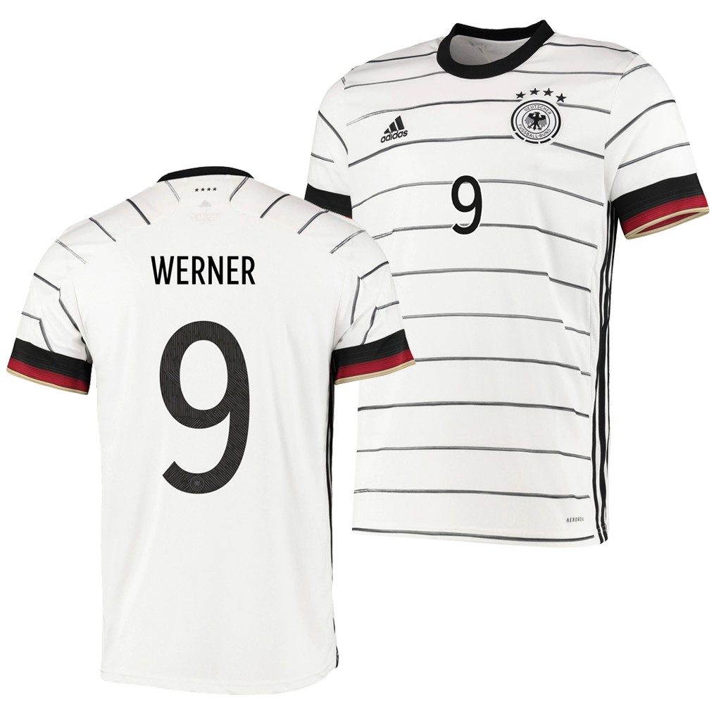 2020 EURO Germany Home Soccer Jersey Shirt Timo Werner 9